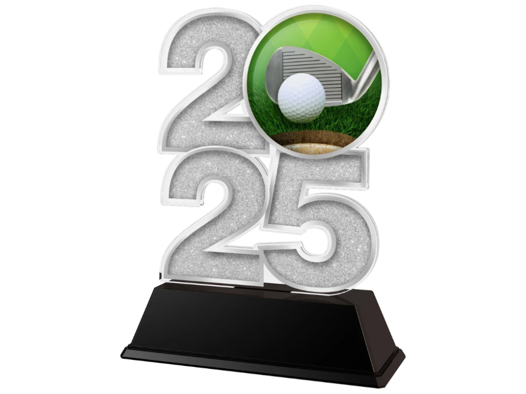 Akrylátová trofej Golf - C2025M03