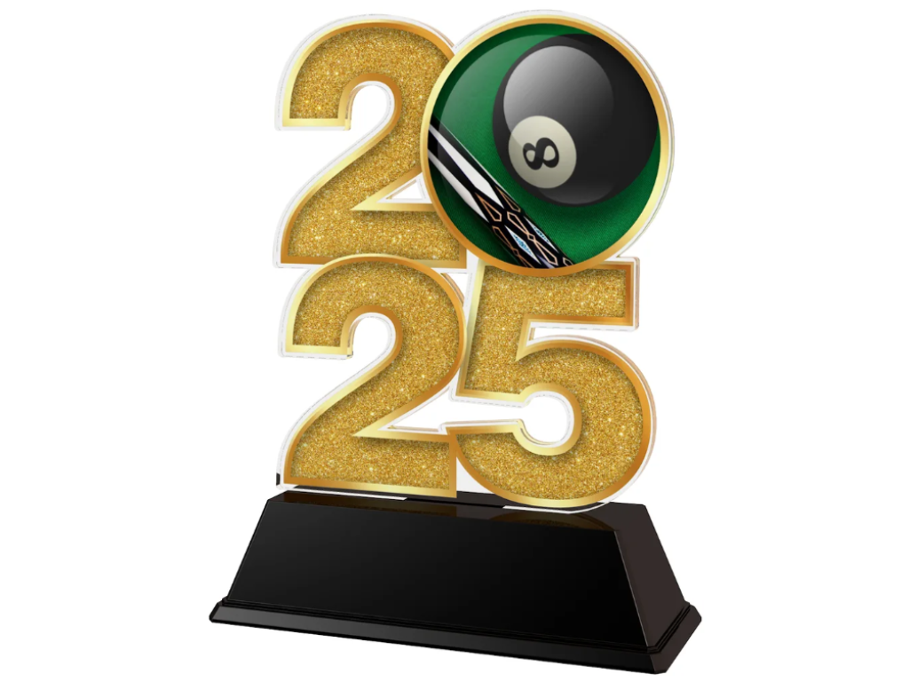 Akrylátová trofej Biliard C2025M04