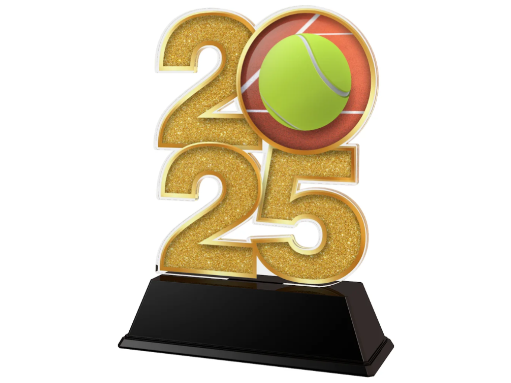 Akrylátová trofej Tenis - C2025M02