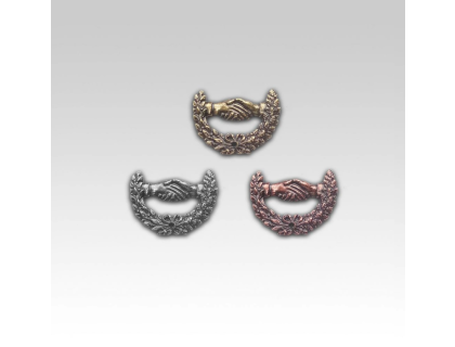 Odznak pro hasiče s motivem poděkování za spolupráci