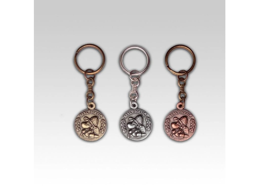 Klíčenka s motivem malý hasič