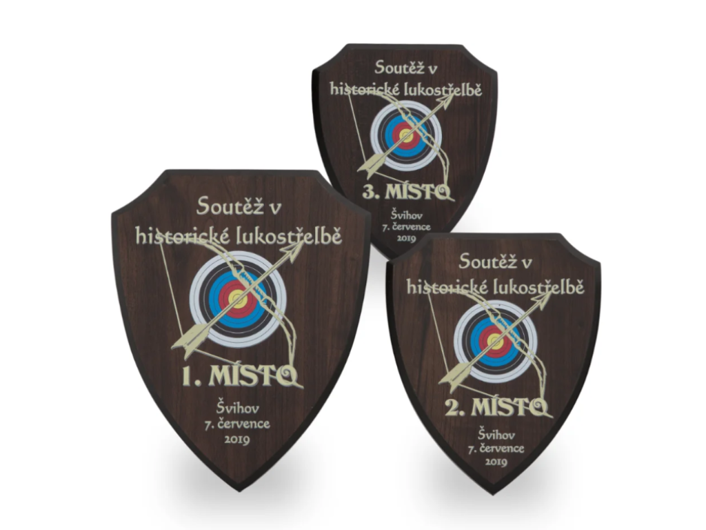 Dřevěná plaketa - hasičský vůz oldtimer 112H