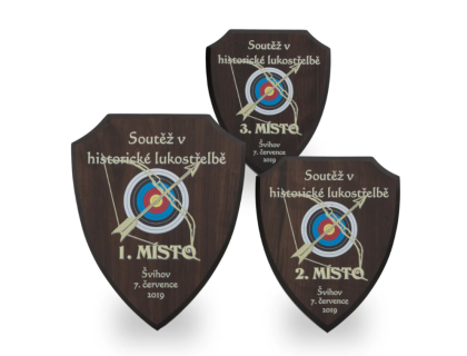 Dřevěná plaketa - hasičský vůz oldtimer 112H