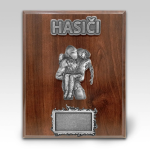 Dřevěná plaketa - hasičský vůz oldtimer 112H