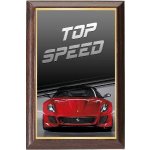 Dřevěná plaketa - hasičský vůz oldtimer 112H