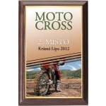 Dřevěná plaketa - hasičský vůz oldtimer 112H