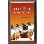Dřevěná plaketa - hasičský vůz oldtimer 112H