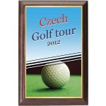 Dřevěná plaketa - hasičský vůz oldtimer 112H