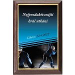 Dřevěná plaketa - hasičský vůz oldtimer 112H