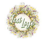 Akrylátová medaile - Květiny MDA0012