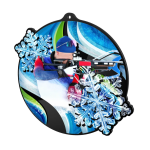 Akrylátová medaile - Květiny MDA0012