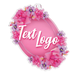 Akrylátová medaile - Květiny MDA0012