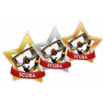 Akrylátová medaile - Květiny MDA0012