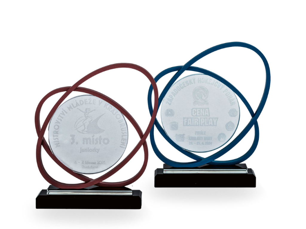 Skleněná plaketa - 27811