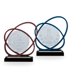 Skleněná plaketa - 27811