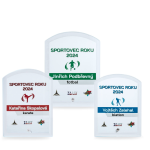 Skleněná plaketa - 27811