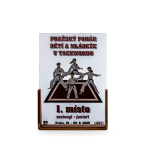 Skleněná plaketa - 27811