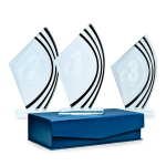 Skleněná plaketa - 27811