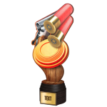 Dřevěná trofej střelba - ACTCWR153