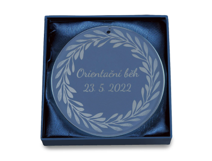 Skleněná medaile - 29085
