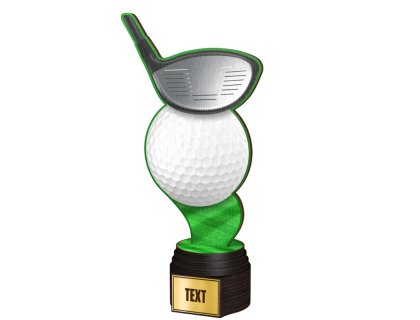 Dřevěná trofej golf - ACTCW015