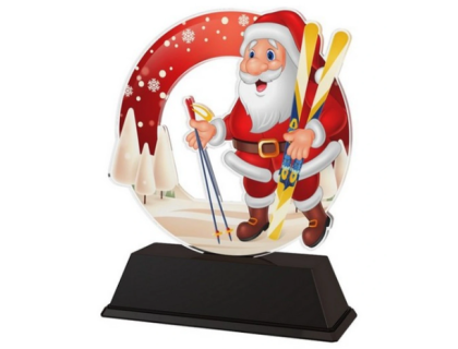 Akrylátová trofej lyžování AKEKC002M12