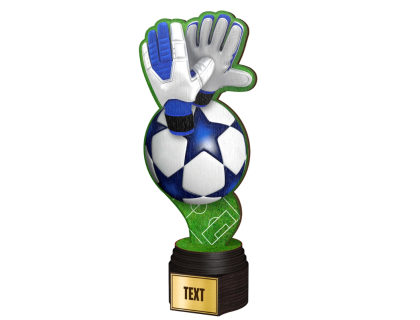 Dřevěná trofej fotbal - ACTCW011