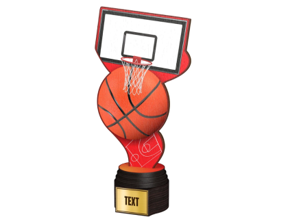 Dřevěná trofej basketbal - ACTCW001