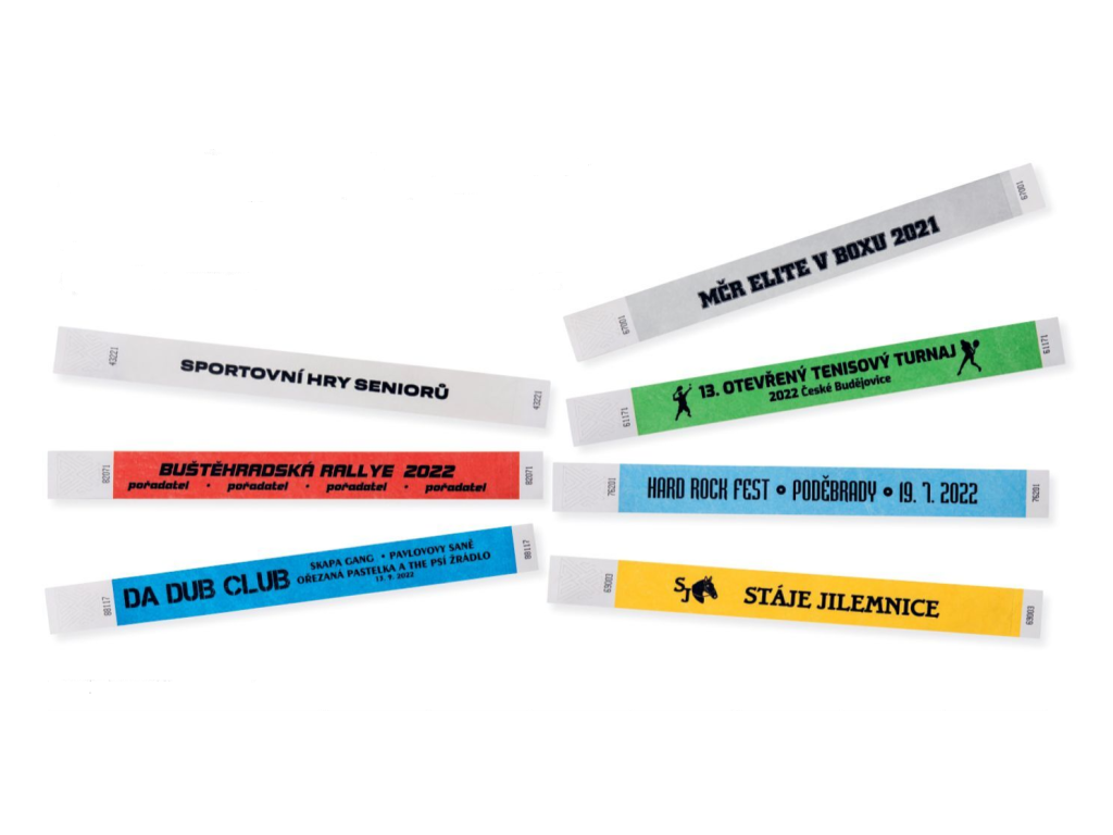 Identifikační pásky  2000 kusů