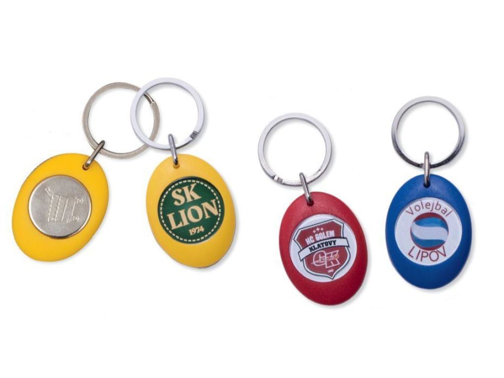 Klíčenka ovál  nad 1000 ks