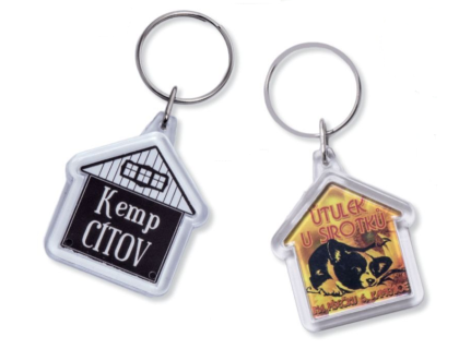 Klíčenka domek  50-99 ks