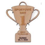 Medaile dřevěná - 29075
