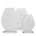 Skleněná plaketa -28041