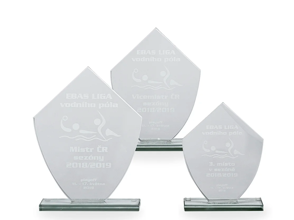skleněná trofej - 28018