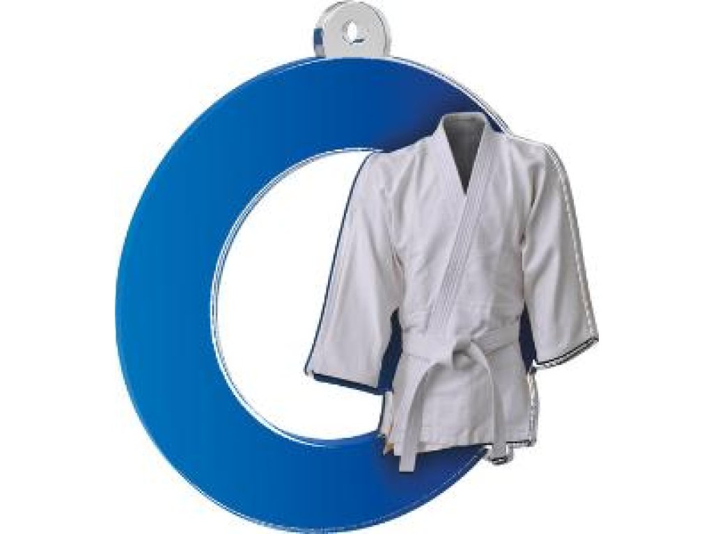 Medaile - karate - MDAW002M25 + vlastní text