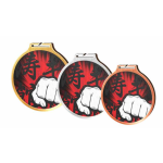 Medaile - karate - MDAW002M25 + vlastní text