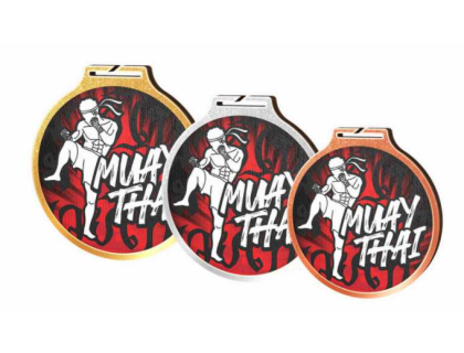 Medaile - muay thai - MDAW002M24 + vlastní text