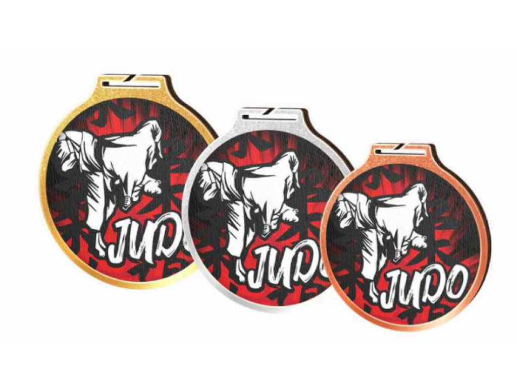 Medaile - judo - MDAW002M23 + vlastní text
