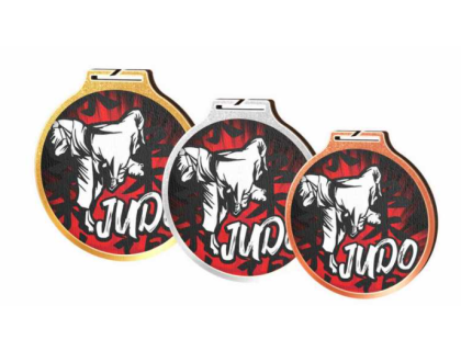 Medaile - judo - MDAW002M23 + vlastní text