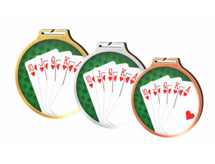 Medaile - karty - MDAW002M15 + vlastní text