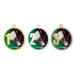 Medaile - badminton - MDAW002M09 + vlastní text