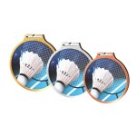 Medaile - badminton - MDAW002M09 + vlastní text