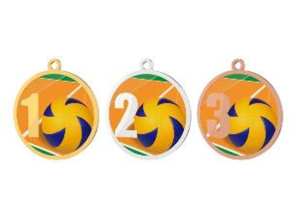 Medaile - volejbal - MDAW004M09
