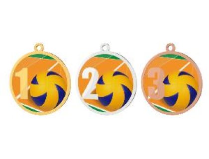 Medaile - volejbal - MDAW004M09