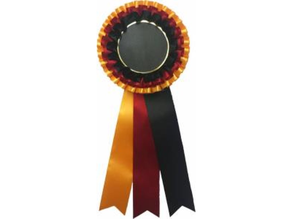 Kokarda - žluto-červeno-černá K29