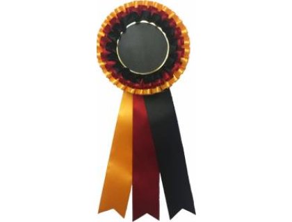 Kokarda - žluto-červeno-černá K29