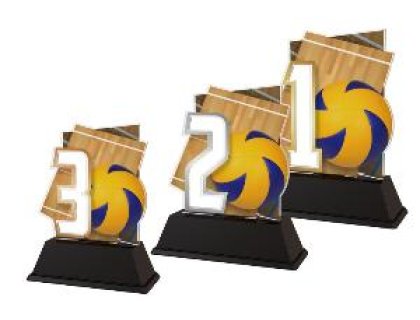 Plaketa volejbal - NCUF001M25