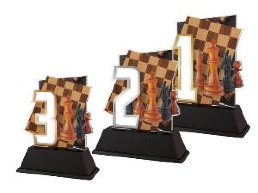 Plaketa šachy - NCUF001M19