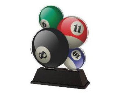 Plaketa kulečník - FA210M17