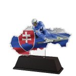 Plaketa lyžování - LAC005M1